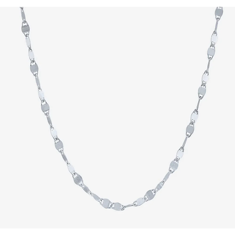 Religious chain w/ diamond pendant sterling silver Christian